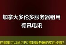 在哪里可以学习PC搭建服务器的实用步骤？-ddos