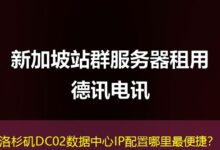 洛杉矶DC02数据中心IP配置哪里最便捷？-ddos