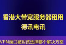 VPN端口被封该选择哪个解决方案-ddos