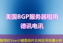 推荐的Vue小键盘组件及其应用场景分析-ddos