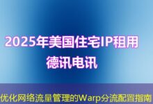 优化网络流量管理的Warp分流配置指南-ddos
