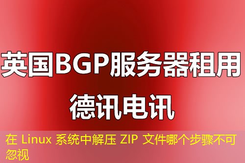 在 Linux 系统中解压 ZIP 文件哪个步骤不可忽视