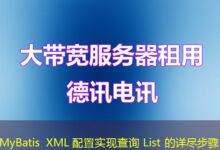 MyBatis XML 配置实现查询 List 的详尽步骤-ddos