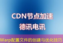 Warp配置文件的创建与优化技巧-ddos