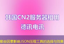 哪些因素影响JSON压缩工具的选择与效果-ddos
