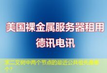 求二叉树中两个节点的最近公共祖先是哪个？-ddos