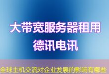 全球主机交流对企业发展的影响有哪些-ddos