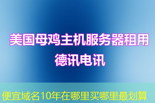 便宜域名10年在哪里买哪里最划算
