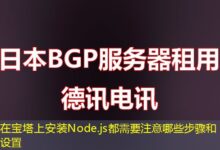 在宝塔上安装Node.js都需要注意哪些步骤和设置-ddos