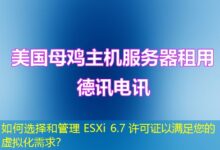 如何选择和管理 ESXi 6.7 许可证以满足您的虚拟化需求？-ddos