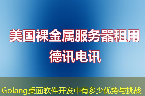 Golang桌面软件开发中有多少优势与挑战