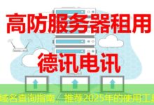 IP域名查询指南，推荐2025年的使用工具-ddos