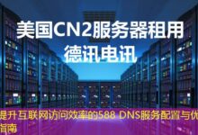 提升互联网访问效率的588 DNS服务配置与优化指南-ddos