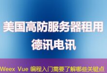 Weex Vue 编程入门需要了解哪些关键点-ddos