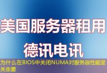 为什么在BIOS中关闭NUMA对服务器性能至关重要-ddos