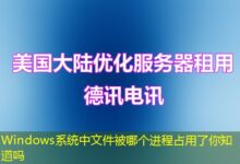 Windows系统中文件被哪个进程占用了你知道吗-ddos