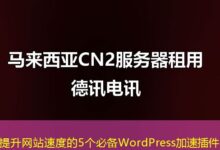 提升网站速度的5个必备WordPress加速插件-ddos
