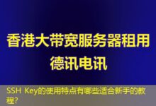 SSH Key的使用特点有哪些适合新手的教程？-ddos